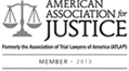 American Association for Justice Member - 2013